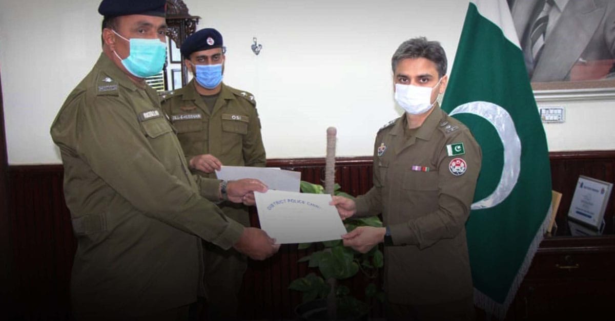 ڈی پی او آفس  چنیوٹ میں تقریب تقسیم انعامات کا انعقاد