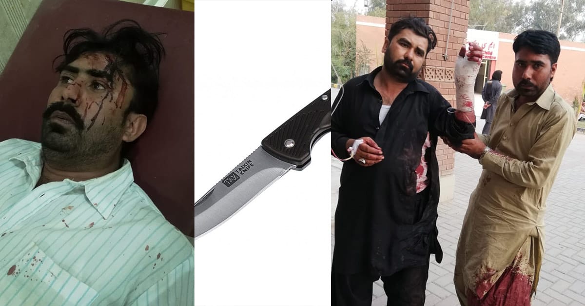 چناب نگر محلہ نصیرآباد برجی موڑ پر دو گرپوں میں لڑائی