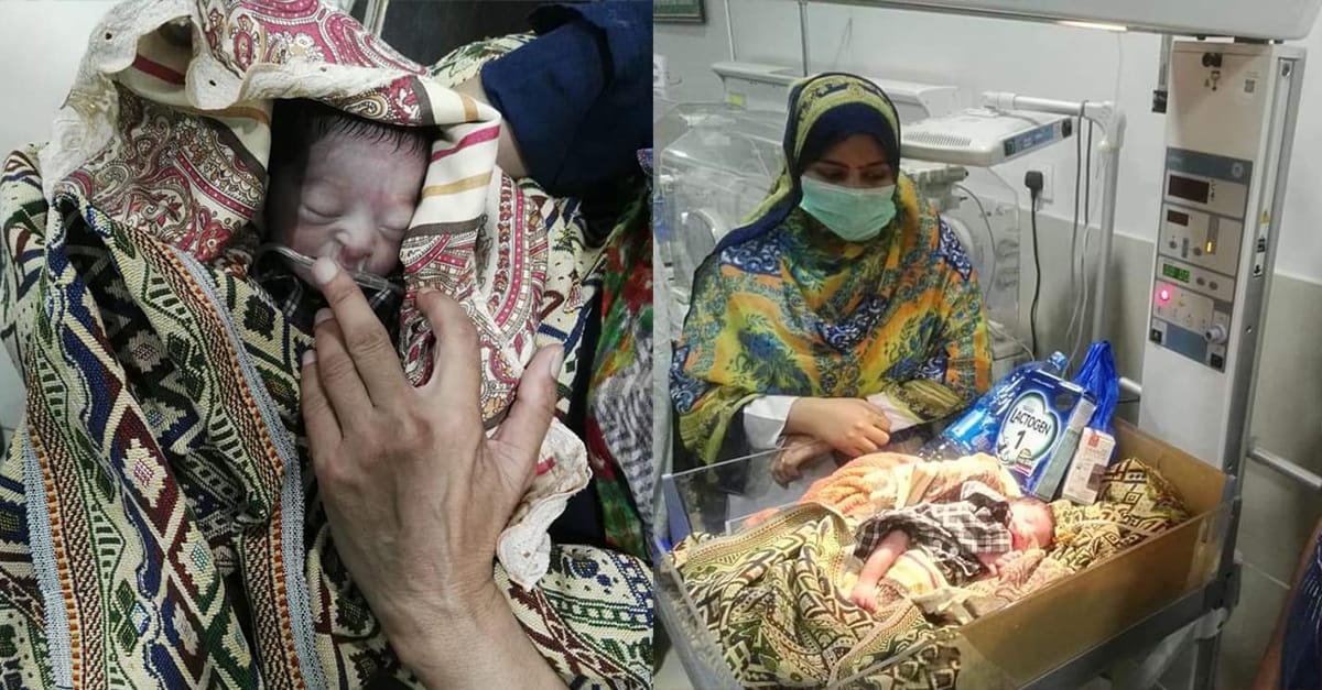 چنیوٹ: ڈسٹرکٹ ہیڈکواٹر ہسپتال کے باہر نامعلوم خاتون نومولود بچی پھینک کرفرار