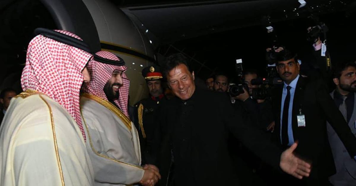 سعودی ولی عہد پاکستان پہنچ گئے، پرتپاک استقبال، وزیراعظم ہاؤس کے لیے روانہ