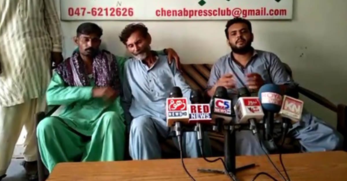 چناب نگر پولیس میں موجود کالی بھیڑوں کا 60 سالہ بے گناہ بزرگ پررسہ لگا کر چھتروں سے وحشیانہ تشدد