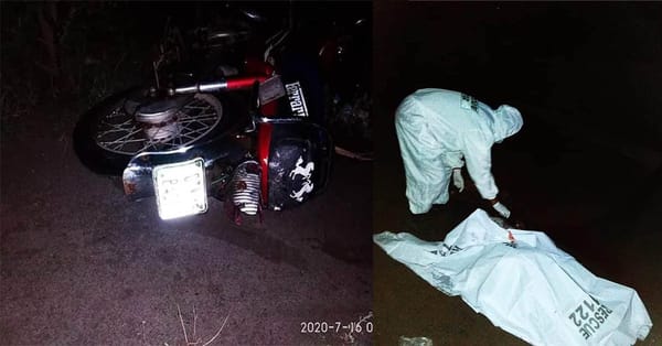 چنیوٹ سرگودھا روڈ نزد ڈولفن چوک موٹر سائیکل کی ڈمپر سے