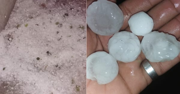 ربوہ اور اس کےگرد و نواح میں بارش اور ژالہ باری