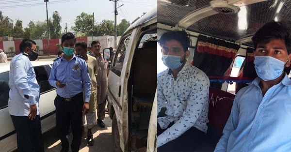 چنیوٹ ڈپٹی کمشنر کی ہدایت پر گاڑیوں میں کورونا ایس اوپیز پر عملدرآمد کو چیک کیا گیا