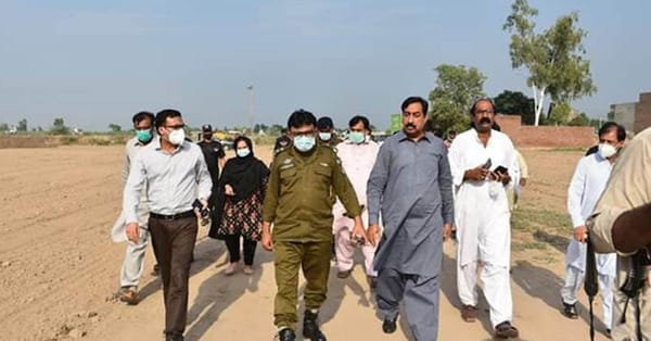 ڈی سی چنیوٹ محمد ریاض اور ڈی پی او چنیوٹ سید حسنین حیدر کا چنیوٹ, چناب نگر, لالیاں کا وزٹ
