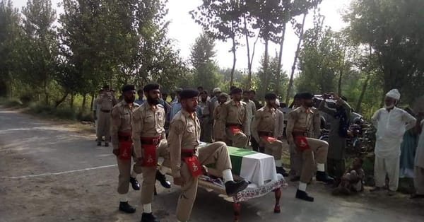 لالیاں:طارو ساہمل حساس ادارے کا ملازم ثمر حبیب شہید