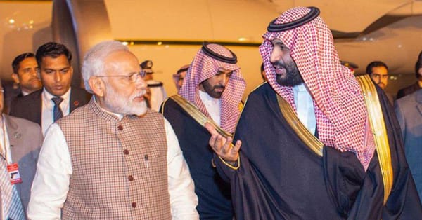 سعودی ولی عہد محمد بن سلمان دو روزہ دورے پر بھارت میں موجود